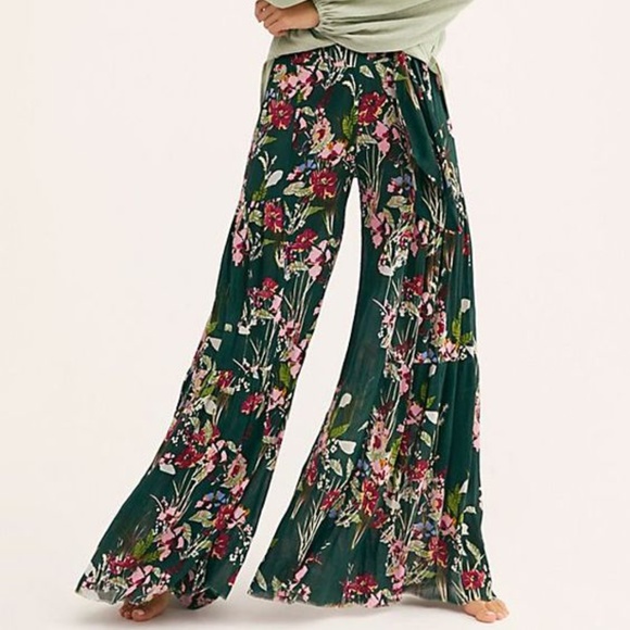 One Aloha Printed Wideleg Pants | Poshmark